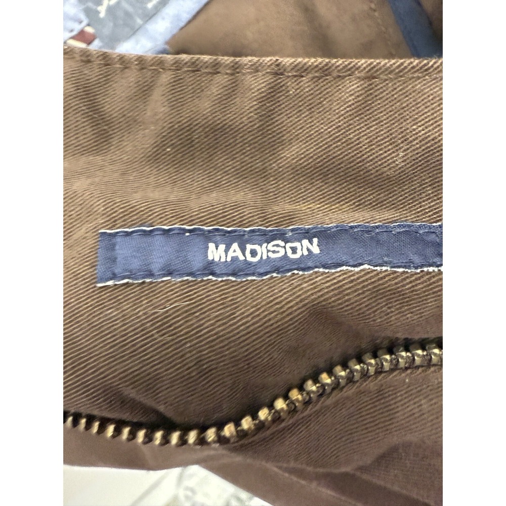 Cremieux Pants Mens 36/30 Madison Comfort Stretch Chino Flex Brown New #46 - Picture 9 of 9